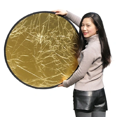 Tấm hắt sáng tròn 2 mặt kích thước đầy đủ 2 trong 1 vàng bạc ABREN - Giá ưu đãi 116.000đ