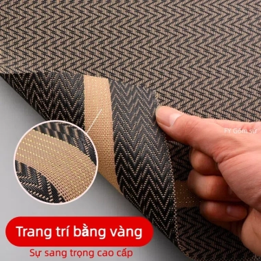 Tấm lót bàn ăn PVC cách nhiệt, có thể giặt, thẩm mỹ sang trọng, không thấm nước – Bền bỉ, 12.449₫ 6