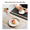 Tấm lót bàn ăn PVC cách nhiệt, có thể giặt, thẩm mỹ sang trọng, không thấm nước – Bền bỉ, 12.449₫ 8