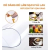 Tấm Lót Bàn PVC Mờ Chống Thấm, Dày Dặn, Dễ Lau Chùi – Nhiều Kích Thước, Giá Ưu Đãi 5
