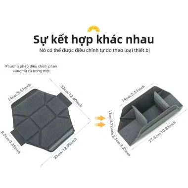 Tấm lót bảo vệ máy ảnh, biến túi và balo thành túi đựng máy ảnh chống sốc