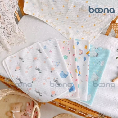 Tấm lót chống thấm thay bỉm Boona Cotton Organic mềm mại, thoáng khí, chỉ 59.000₫ 2