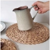 Tấm lót đĩa bàn tiệc rơm thủ công - Miếng lót bát đĩa sang trọng, bảo vệ sạch, giảm 23% chỉ 40.000đ 3