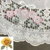 Tấm lót lọ bình hoa tròn trắng 30cm nhựa ren hoa - dùng làm lót ly, trà, chén dĩa - Giá 30.000đ 4