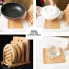 Tấm lót nồi tre cách nhiệt BAMBOOO ECO - Đa kích thước, chống trầy, 45.000 VND 4