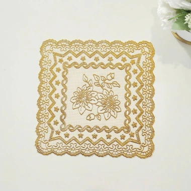 Tấm Lót PVC Hình Vuông Cao Cấp cho Bình Hoa, Bình Trà, Ly Chén Ren Dập Nổi 15.000 VND 10 Tấm Lót PVC Hình Vuông Cao Cấp cho Bình Hoa, Bình Trà, Ly Chén Ren Dập Nổi 15.000 VND 10