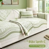 Tấm Lót Sofa Hạt Đậu 3D giảm nhiệt 3 lớp, khô nhanh 1h, size 70x70cm, tặng vỏ gối