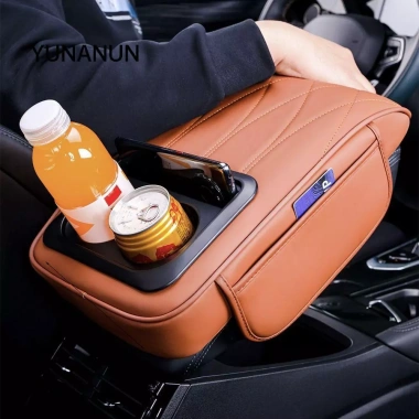 Tấm lót tay vịn YUNAUN - Đệm tựa tay, tăng chiều cao, hộp cốc da PU, 206.690₫