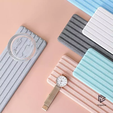 Tấm lót thấm nước khô nhanh, chịu nhiệt, chống trượt - Đế lót ly, tấm lót bồn rửa chén nhà bếp mới