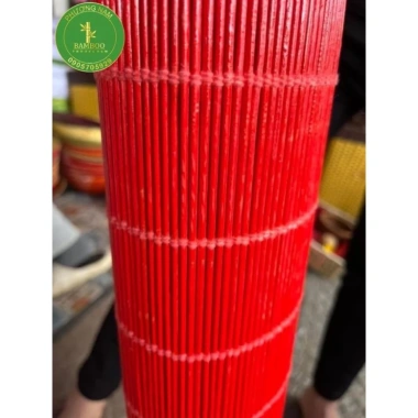 Tấm Mành tăm tre đỏ 1.4mx2m - Trang trí Tết Quán cafe Văn phòng, Giá chỉ 120.000đ 3
