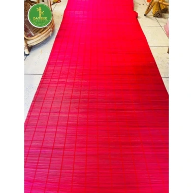 Tấm Mành tăm tre đỏ 1.4mx2m - Trang trí Tết Quán cafe Văn phòng, Giá chỉ 120.000đ 5