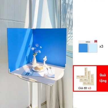 Tấm màu Pastel Fomex 2 Mặt Decor - Phông nền chụp ảnh NTV chống nước 60x60cm, tặng giá đỡ, 192.400đ