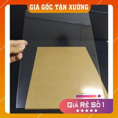 Tấm mica trong suốt A4 29,7x21cm độ dày 1-5mm, seal bảo vệ chống xước, giá chỉ 15.200 VND 3