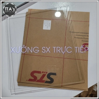 Tấm mica trong suốt acrylic nhựa meca kích thước A4 A5 A6 A7 - Giá rẻ 14.960 VND 4