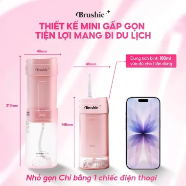 Tăm nước Brushie Super Clean - Quà tặng 8/3, làm sạch răng miệng, flossie, LIS, giảm giá 1.299.000₫ 6