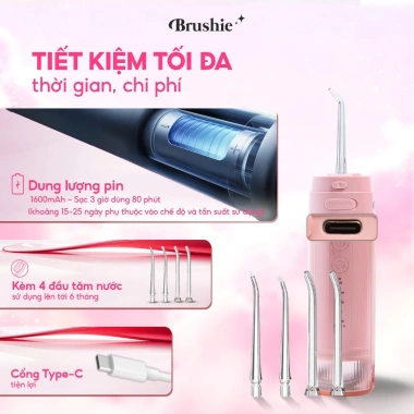 Tăm nước Brushie Super Clean - Quà tặng 8/3, làm sạch răng miệng, flossie, LIS, giảm giá 1.299.000₫ 7