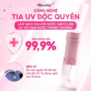 Tăm nước Brushie Super Clean - Quà tặng 8/3, làm sạch răng miệng, flossie, LIS, giảm giá 1.299.000₫ 8