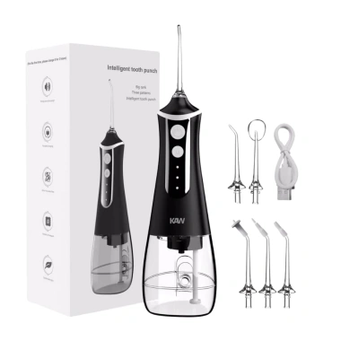 Tăm nước cầm tay KAW 300ml - làm sạch sâu, vệ sinh răng miệng, tặng 5 đầu, giá 485.450 VND