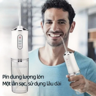 Tăm nước nha sĩ khuyên dùng, phun xung mạnh, làm sạch sâu, ngăn vôi răng, 28.000 VND 2