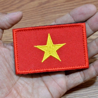 Tấm Patch dán cờ Việt Nam và các nước - Giá ưu đãi 28.000đ, chất liệu bền, dán nhanh