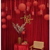 Tấm Phông Rèm Nhung Đỏ 1.6x3m - Nền Chụp Ảnh Tiệc Cưới, Tết, Noel - Giảm Giá 150k (Giá Gốc 183k)