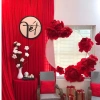Tấm Phông Rèm Nhung Đỏ 1.6x3m - Nền Chụp Ảnh Tiệc Cưới, Tết, Noel - Giảm Giá 150k (Giá Gốc 183k) 8