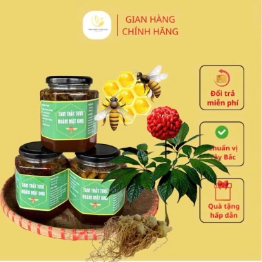 Tâm Thất Tươi Ngâm Mật Ong Rừng Chuẩn - Củ To Già Ngâm Đậm Đà, Giá ưu đãi 263.120 VND