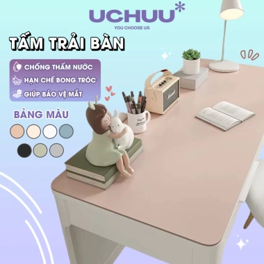 Tấm Trải Bàn Da PU UCHUU Chống Thấm, Đệm Laptop, Pad Chuột - Giá 72.000 VND