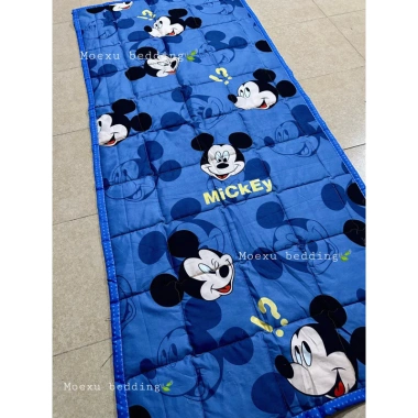 Tấm Trải Nệm Văn Phòng Gấp Gọn 90x2m Topper Mỏng Đệm Ngủ Trưa Hàng Loại 1 3