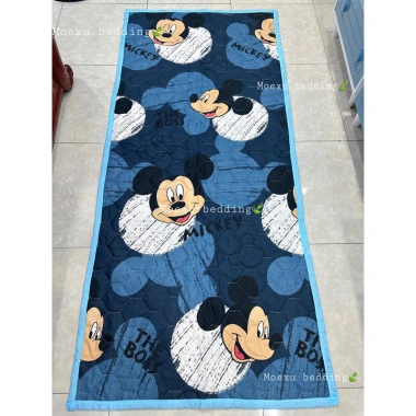 Tấm Trải Nệm Văn Phòng Gấp Gọn 90x2m Topper Mỏng Đệm Ngủ Trưa Hàng Loại 1 7