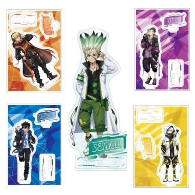 Tấm Trang Trí Bàn Cyberpunk Dr.STONE Nanami Ryusui Acrylic Chrome Quà Tặng 95k