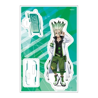 Tấm Trang Trí Bàn Cyberpunk Dr.STONE Nanami Ryusui Acrylic Chrome Quà Tặng 95k