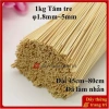 Tăm tre 1kg làm nhẵn, đường kính 1.8-5mm, dài 45-80cm, loại đẹp, giá chỉ 26.100₫