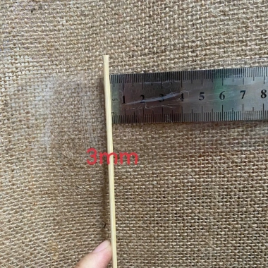 Tăm Tre Dài Bào Nhẵn 30 Thanh Size 3/4/5mm Dài 50-60cm Làm Mô Hình Giá 16.000 VND