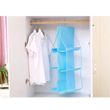 Tấm treo đựng túi xách 6 ngăn 2 mặt tiện lợi bảo quản sạch giỏ xách gọn gàng 8