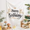 Tấm Vải Treo Trang Trí Tiệc Sinh Nhật In Chữ Happy Birthday Đơn Giản Nhiều Mẫu - Đạo Cụ Chụp Ảnh Bé Giá 69k 3