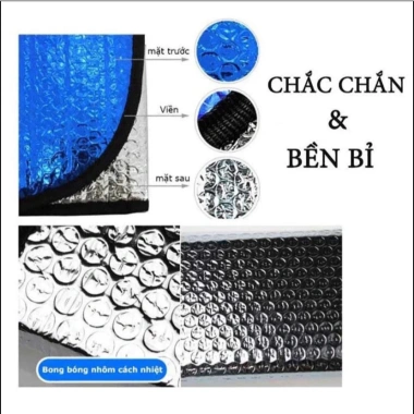 Tấm xốp che nắng cửa kính xe ô tô - Chống UV, cách nhiệt, giảm nóng, chỉ 55.000 VND