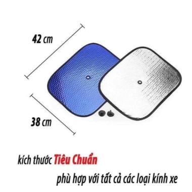 Tấm xốp che nắng cửa kính xe ô tô - Chống UV, cách nhiệt, giảm nóng, chỉ 55.000 VND