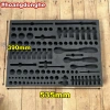 Tấm xốp đựng đồ nghề cho khẩu tuýp, cần vặn - Cố định ngắn, nắp trong tủ - Giá ưu đãi 140.000₫