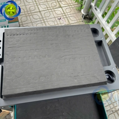 Tấm xốp đựng đồ nghề cho khẩu tuýp, cần vặn - Cố định ngắn, nắp trong tủ - Giá ưu đãi 140.000₫ 8