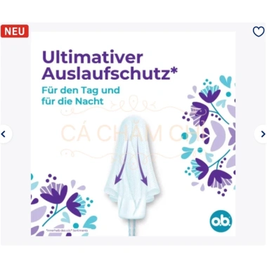 Tampon cao cấp OB Đức đủ size và băng vệ sinh dạng nút Date - Giá chỉ 71.800₫ 4 Tampon cao cấp OB Đức đủ size và băng vệ sinh dạng nút Date - Giá chỉ 71.800₫ 4