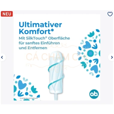 Tampon cao cấp OB Đức đủ size và băng vệ sinh dạng nút Date - Giá chỉ 71.800₫