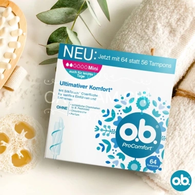 Tampon cao cấp OB Đức đủ size và băng vệ sinh dạng nút Date - Giá chỉ 71.800₫