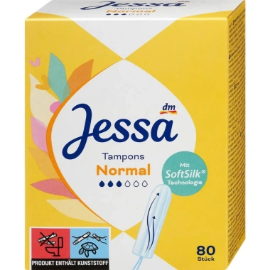 Tampon Jessa Đức dạng ống thấm hút tốt, đa size Mini Normal Super, chỉ 100.000₫ giảm 26.000 7