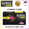 Tampon KOTEX 16 ống/hộp - Combo 3 hộp Giá ưu đãi 196.000 VND, bảo vệ an toàn, thấm hút nhanh