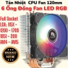 Tản Nhiệt CPU S40 LED RGB Fan 120mm 4 Ống Đồng Full Gông - 238k (Mới 100%)