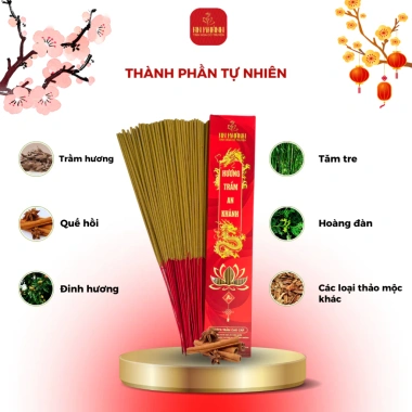 Tàn Trắng Hương Nhang Cuộn Hình Số 6 Thơm Tết - 100 Nén Không Hóa Chất, Cuộn Đẹp Hộp, Giá chỉ 54.750₫ 7