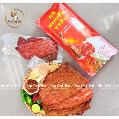 Tặng 02 gói muối chấm - Combo 2 gói Bò Xuyên Tiêu Bếp Chef Hải, Masterchef Phạm Tuấn Hải, giá ưu đãi 746.000