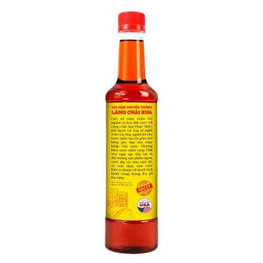 Tặng 1 chai 125ml - Thùng 6 chai Nước mắm nhì truyền thống cá cơm ruột đỏ Làng Chài Xưa 525ml - Chỉ 220.000đ