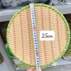 Tặng 10 đũa nhựa đen, Combo 5 đĩa nhựa vân mây đan tre đa size 22‑35cm tròn vuông, đựng hoa quả, bún đậu - Giá chỉ 129k 5